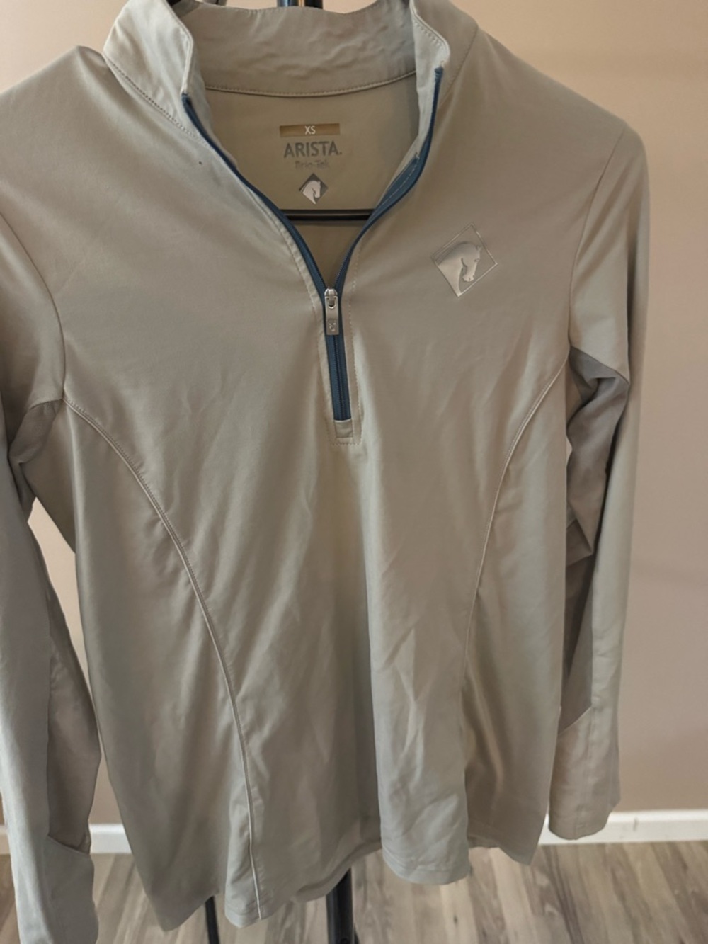 Arista Brio-Tek Women's Equestrian Shirt XS Beige XS Made in Canada